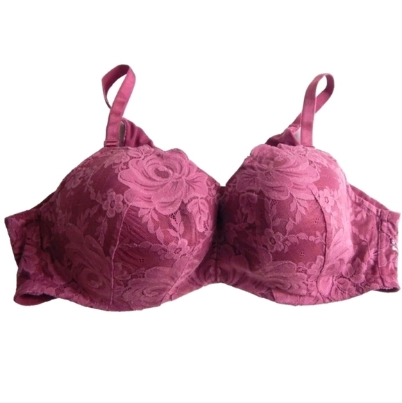 Torrid Purple Lace Lightly Lined Balconette Bra - Picture 1 of 3